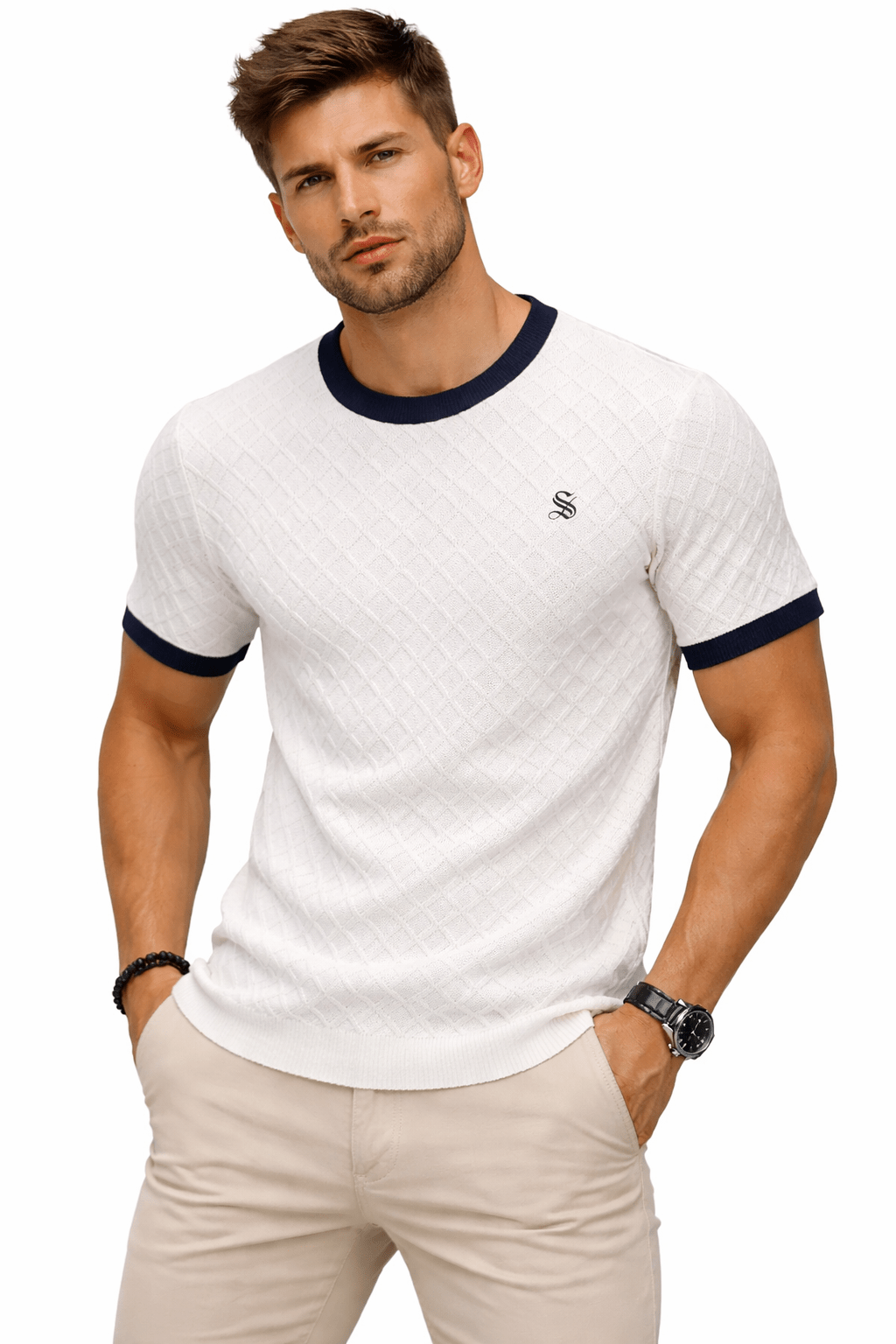 Half Base 52 - Men’s t-shirt - Sarman Fashion - Wholesale Clothing Fashion Brand for Men from Canada