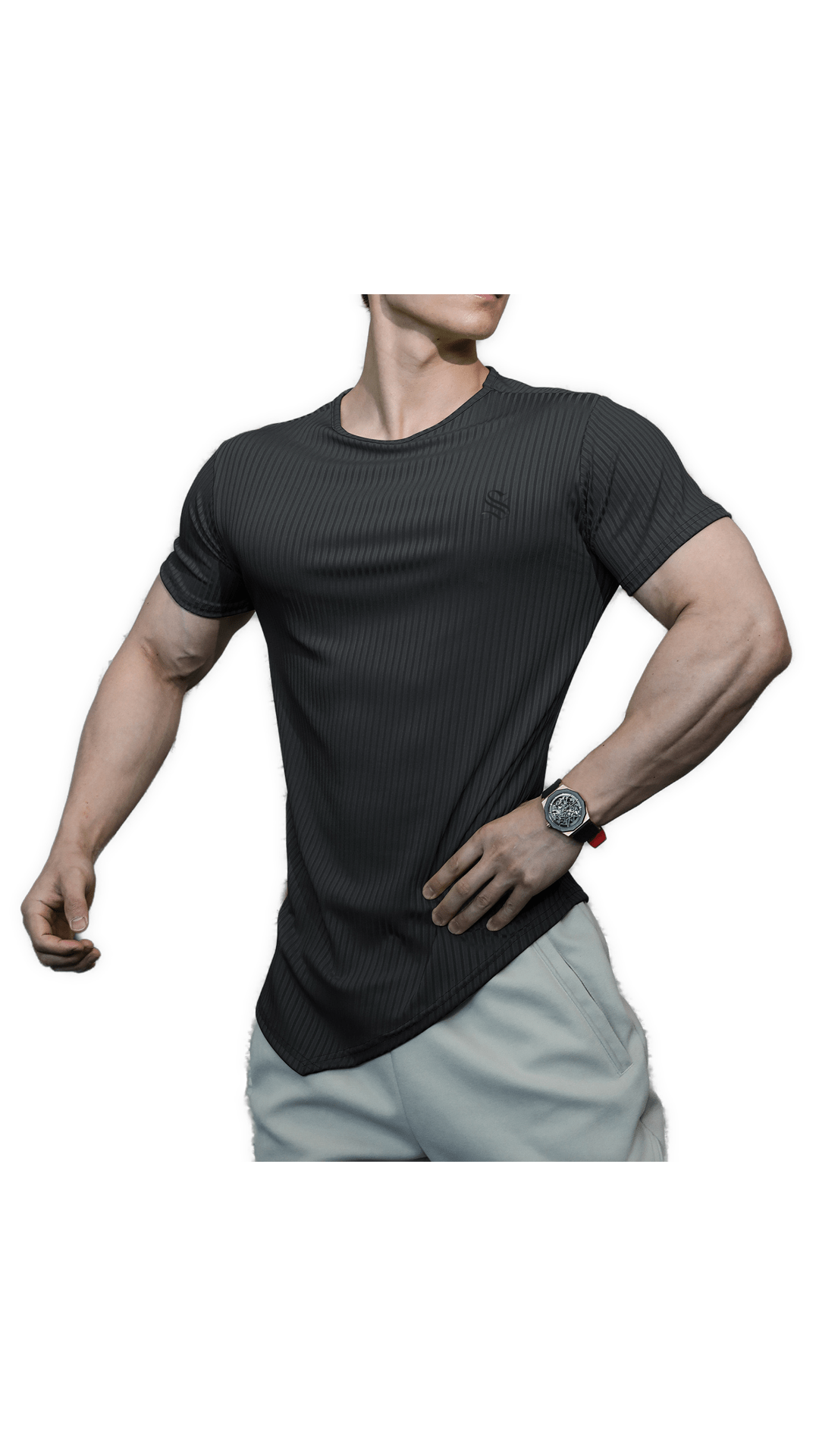 Half Base 653 - Men’s t-shirt - Sarman Fashion - Wholesale Clothing Fashion Brand for Men from Canada