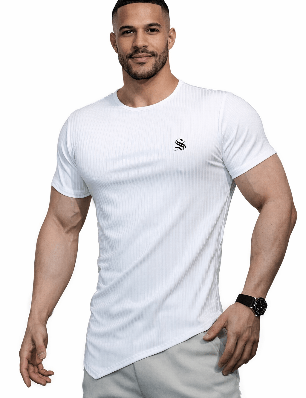 Half Base 653 - Men’s t-shirt - Sarman Fashion - Wholesale Clothing Fashion Brand for Men from Canada