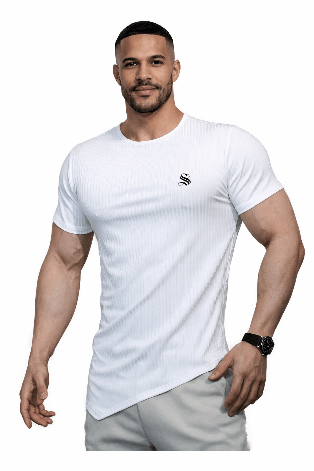 Half Base 653 - Men’s t-shirt - Sarman Fashion - Wholesale Clothing Fashion Brand for Men from Canada