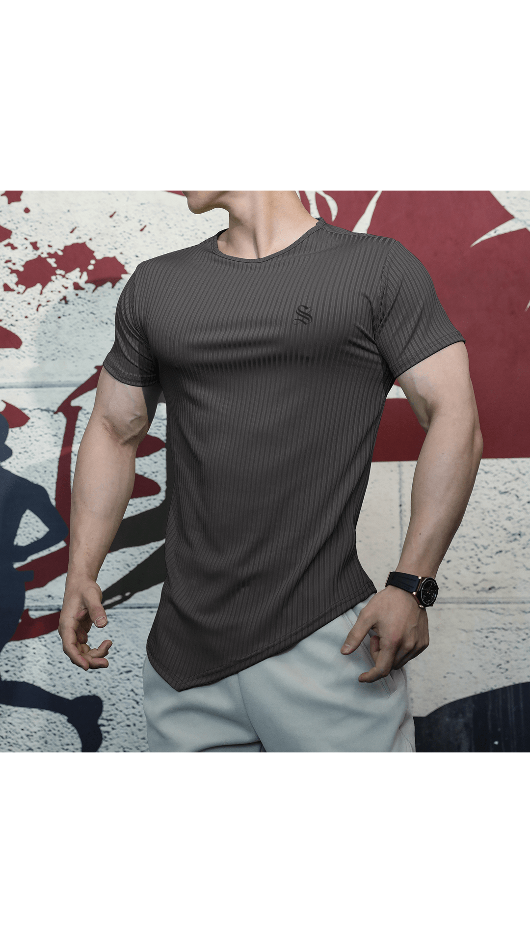 Half Base 653 - Men’s t-shirt - Sarman Fashion - Wholesale Clothing Fashion Brand for Men from Canada