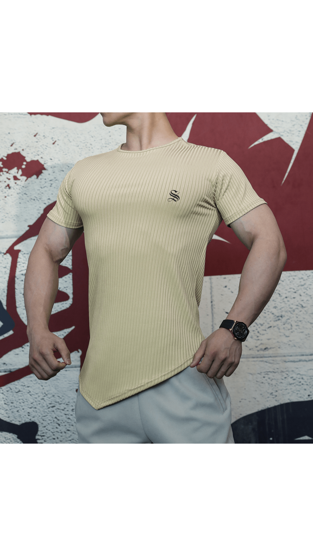 Half Base 653 - Men’s t-shirt - Sarman Fashion - Wholesale Clothing Fashion Brand for Men from Canada