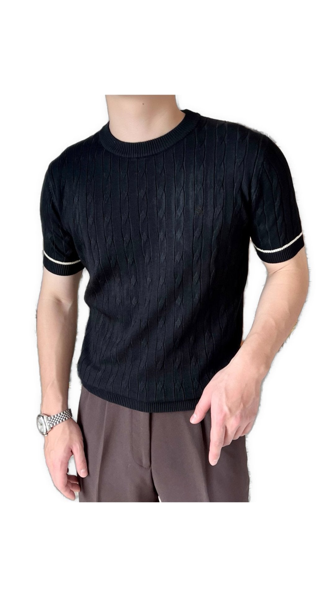 Half Base 7 - Men’s t-shirt - Sarman Fashion - Wholesale Clothing Fashion Brand for Men from Canada