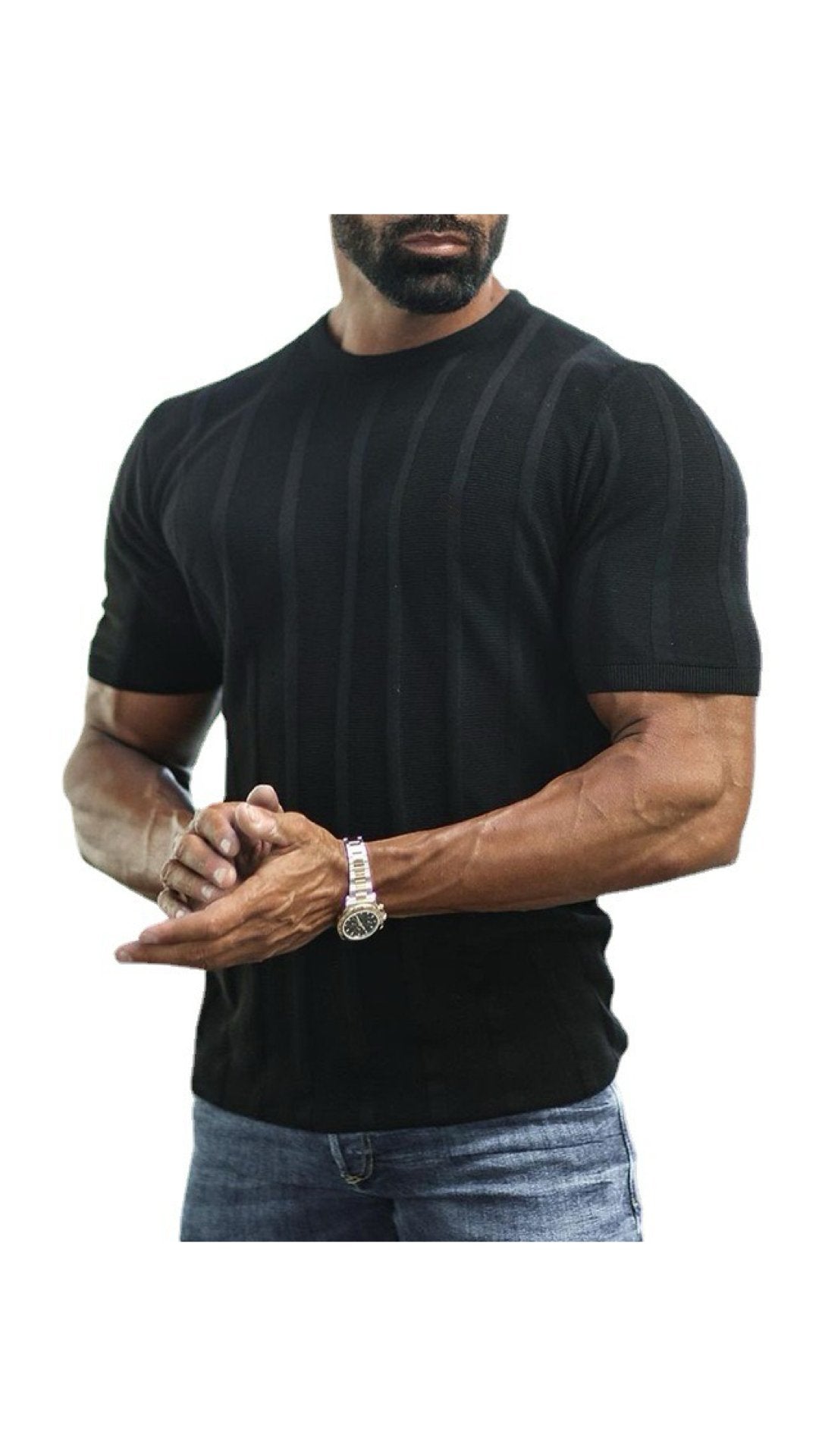 Half Base K9 - Men’s t-shirt - Sarman Fashion - Wholesale Clothing Fashion Brand for Men from Canada