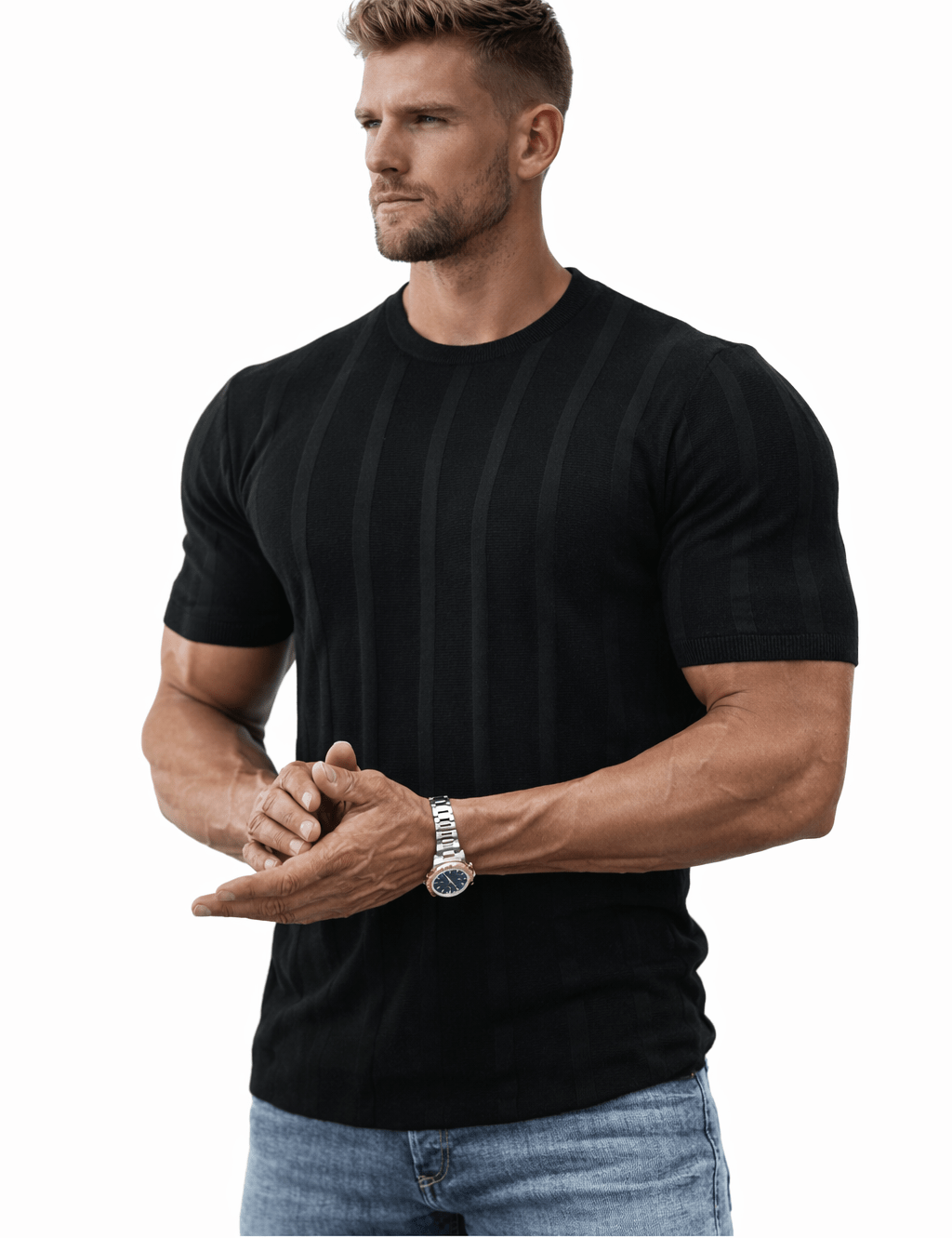 Half Base K9 - Men’s t-shirt - Sarman Fashion - Wholesale Clothing Fashion Brand for Men from Canada