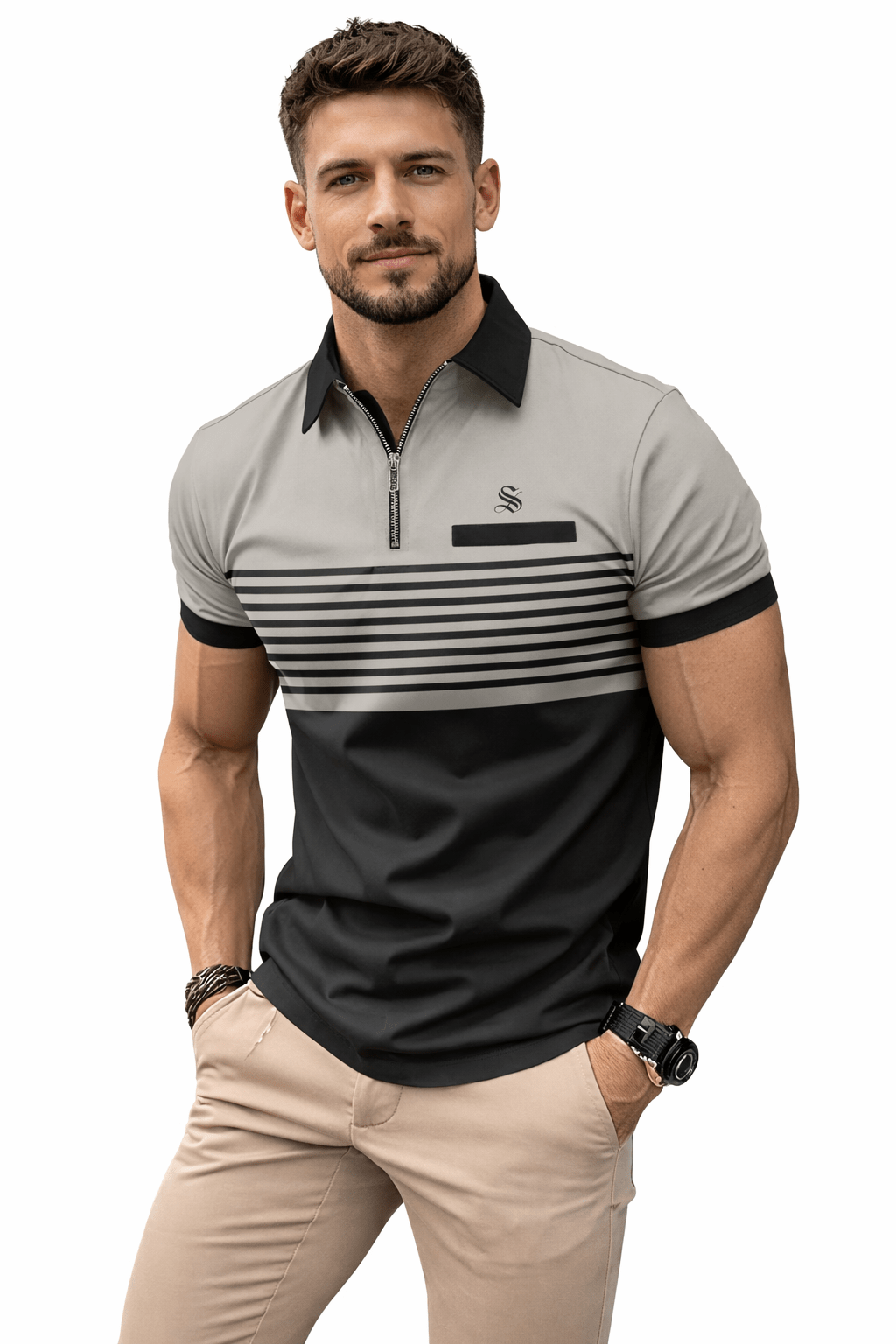 Hanukim 2 - Polo Shirt for Men - Sarman Fashion - Wholesale Clothing Fashion Brand for Men from Canada