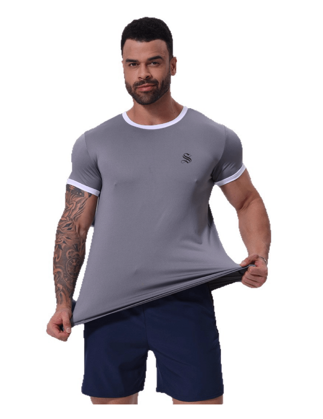 Heroto 32 - T-Shirt for Men - Sarman Fashion - Wholesale Clothing Fashion Brand for Men from Canada