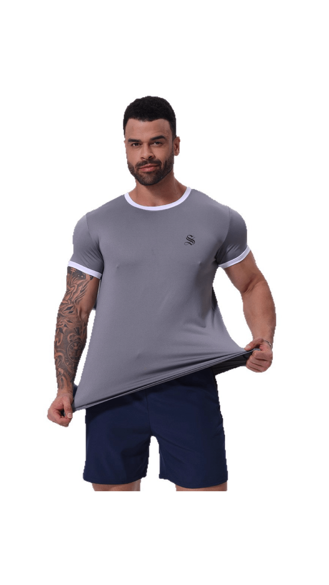 Heroto 32 - T-Shirt for Men - Sarman Fashion - Wholesale Clothing Fashion Brand for Men from Canada