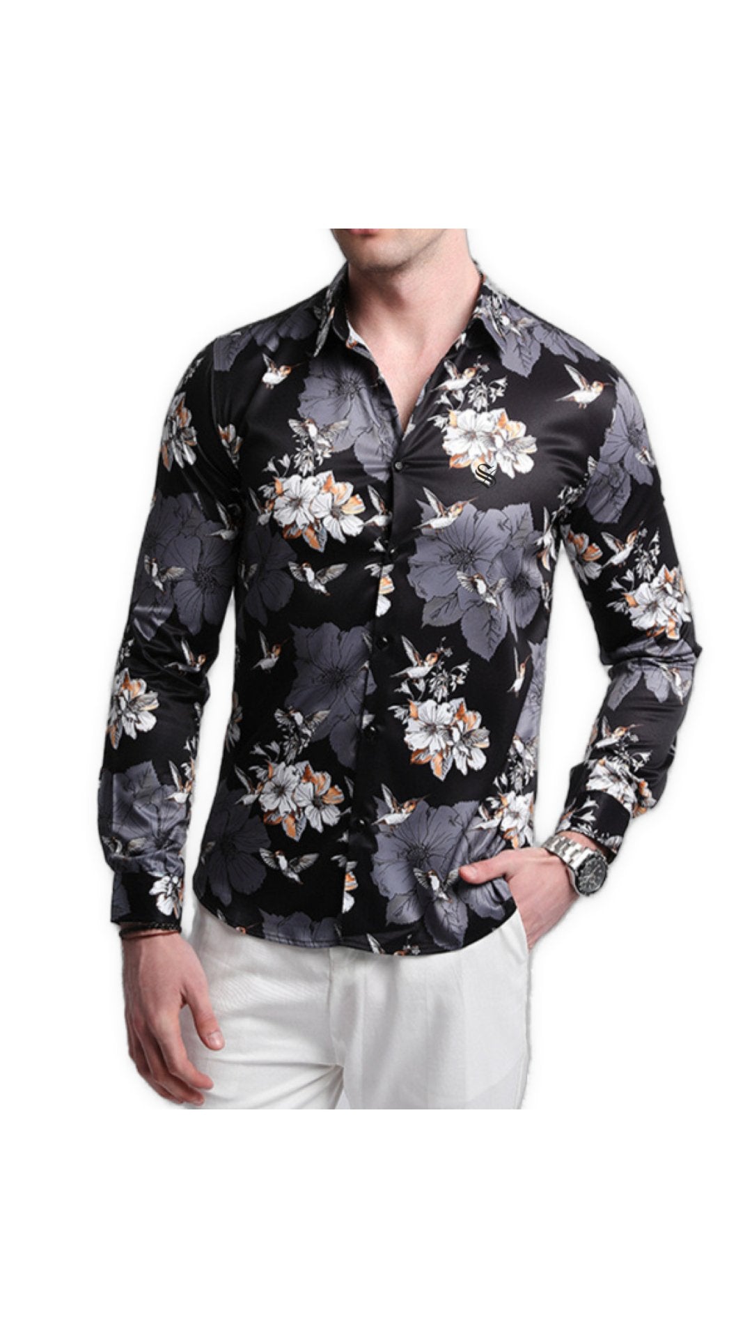 Hider - Long Sleeves Shirt for Men - Sarman Fashion - Wholesale Clothing Fashion Brand for Men from Canada