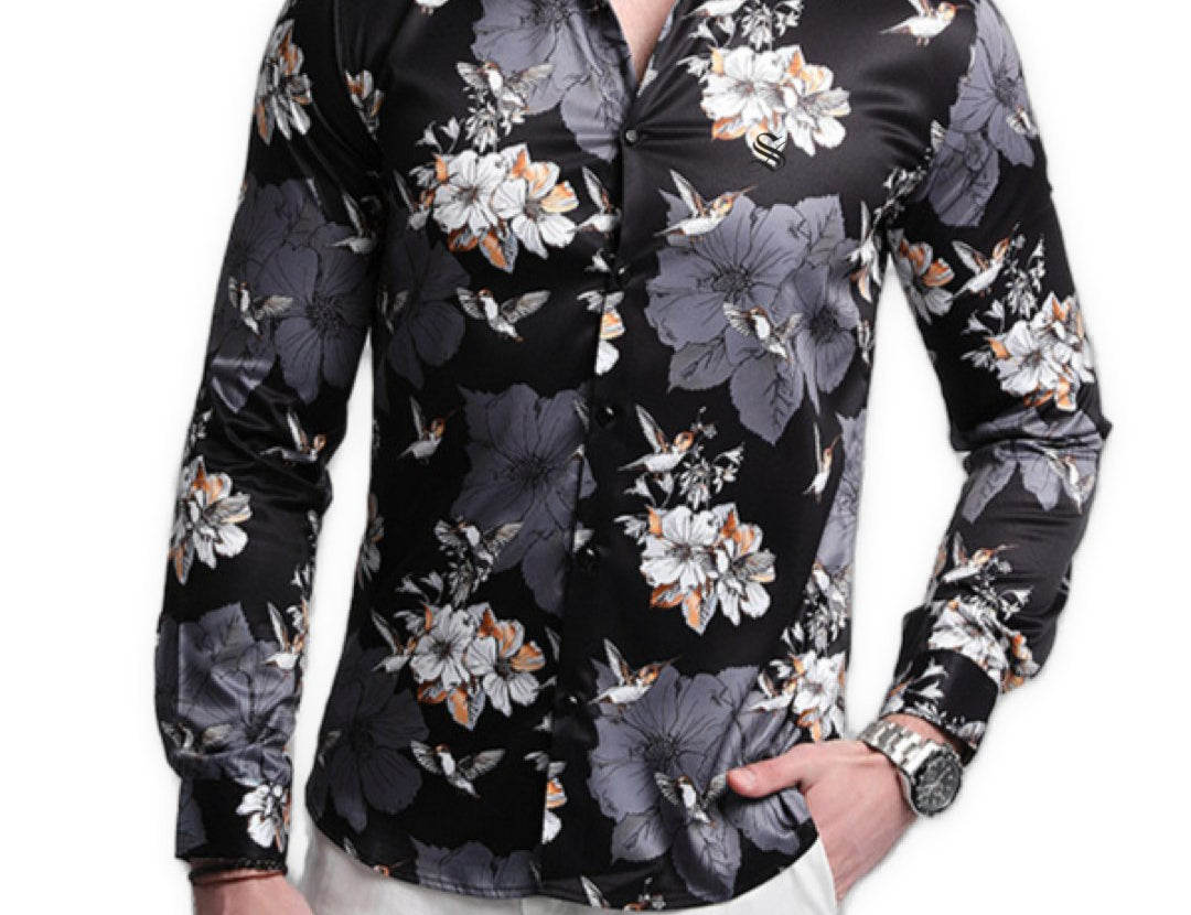 Hider - Long Sleeves Shirt for Men - Sarman Fashion - Wholesale Clothing Fashion Brand for Men from Canada