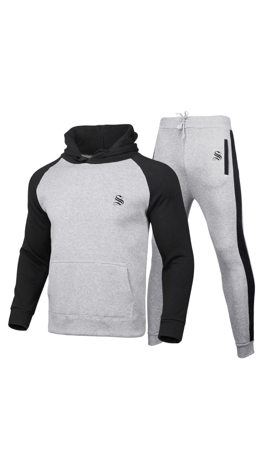 Hika 2 - Complete Set - Long Sleeves Hoodie & Joggers for Men - Sarman Fashion - Wholesale Clothing Fashion Brand for Men from Canada
