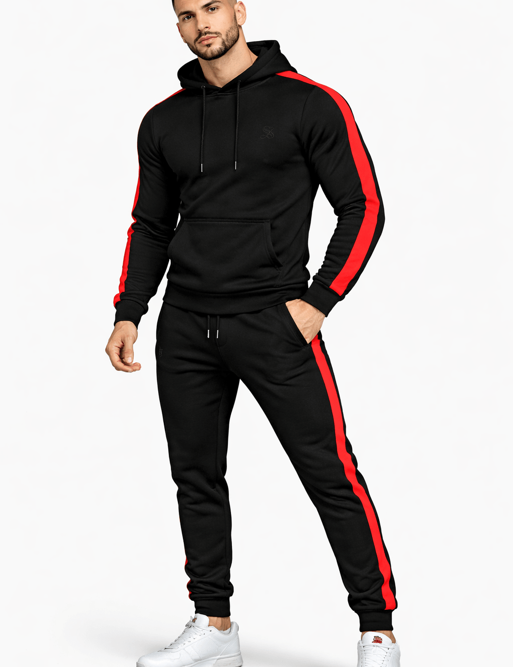 Hika - Complete Set - Long Sleeves Hoodie & Joggers for Men - Sarman Fashion - Wholesale Clothing Fashion Brand for Men from Canada