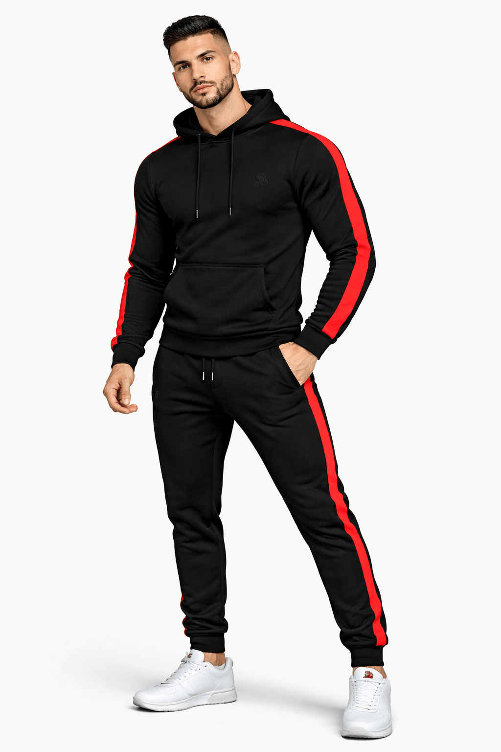 Hika - Complete Set - Long Sleeves Hoodie & Joggers for Men - Sarman Fashion - Wholesale Clothing Fashion Brand for Men from Canada
