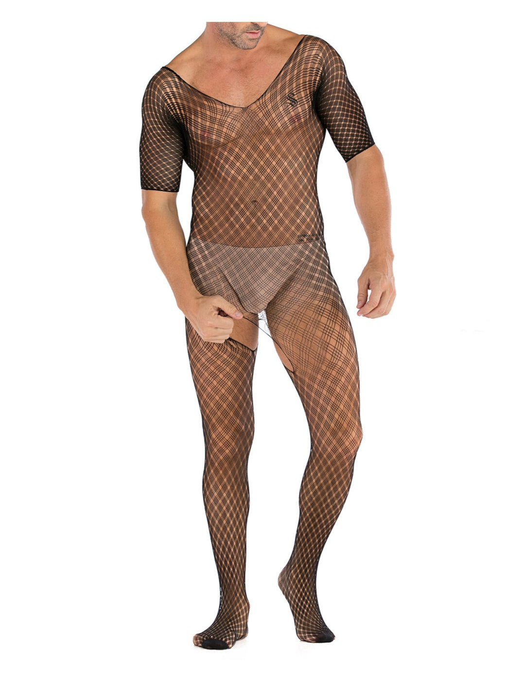 Hipuna 115 - Jumpsuit Leggings Shorts for Men - Sarman Fashion - Wholesale Clothing Fashion Brand for Men from Canada