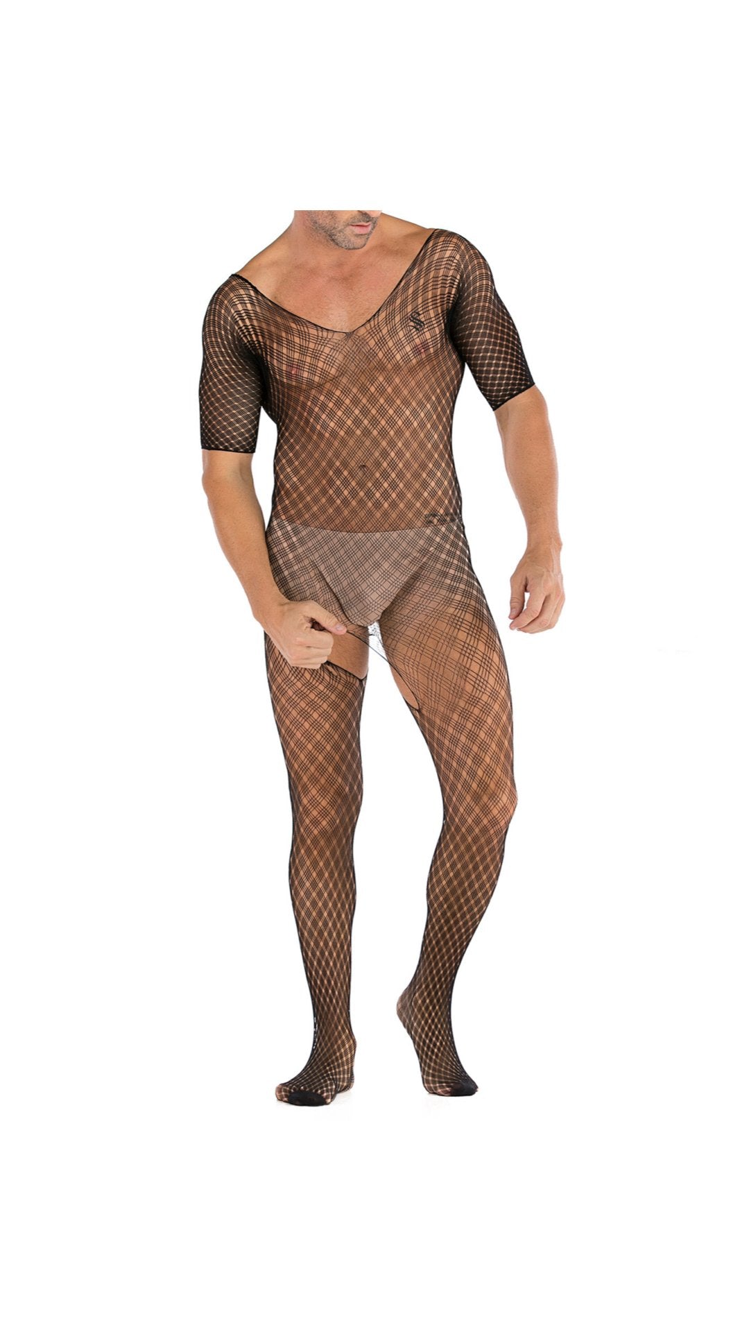 Hipuna 115 - Jumpsuit Leggings Shorts for Men - Sarman Fashion - Wholesale Clothing Fashion Brand for Men from Canada