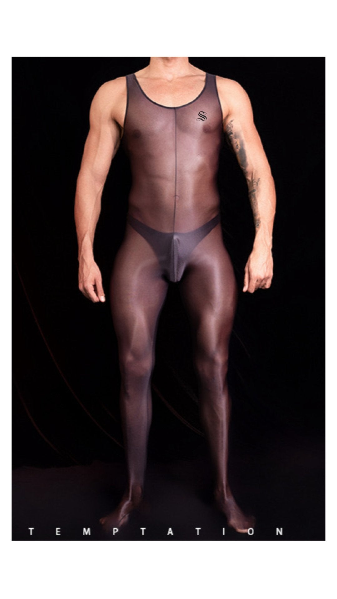 Hipuna 3 - Jumpsuit Leggings for Men - Sarman Fashion - Wholesale Clothing Fashion Brand for Men from Canada
