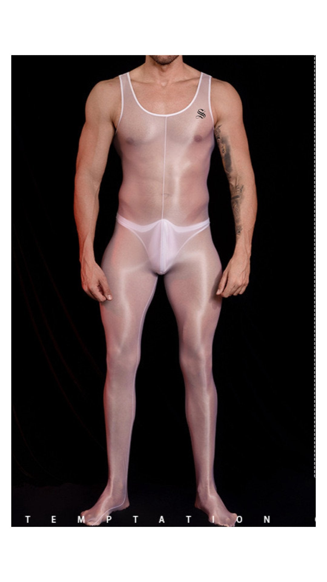 Hipuna 3 - Jumpsuit Leggings for Men - Sarman Fashion - Wholesale Clothing Fashion Brand for Men from Canada