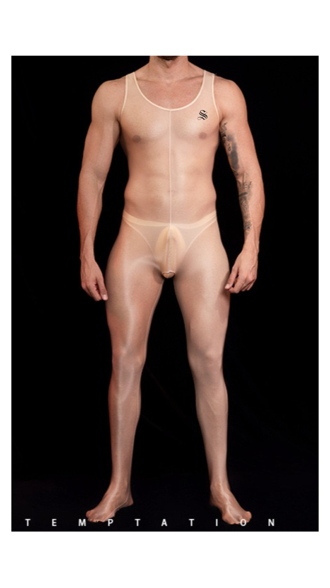 Hipuna 3 - Jumpsuit Leggings for Men - Sarman Fashion - Wholesale Clothing Fashion Brand for Men from Canada
