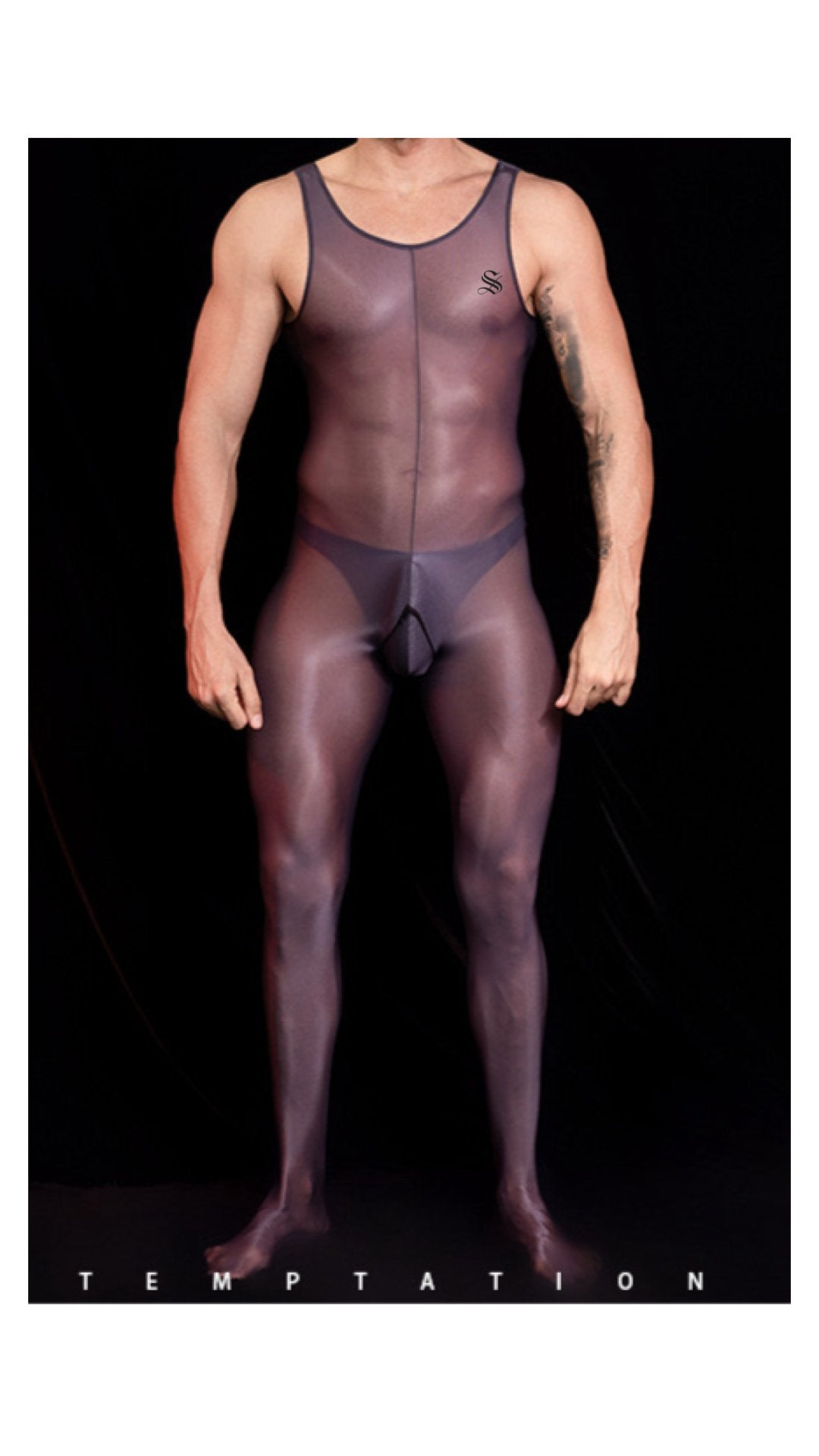 Hipuna 3 - Jumpsuit Leggings for Men - Sarman Fashion - Wholesale Clothing Fashion Brand for Men from Canada