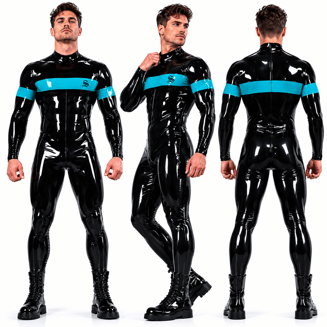 Hipuna 92 - Jumpsuit Leggings Shorts for Men - Sarman Fashion - Wholesale Clothing Fashion Brand for Men from Canada
