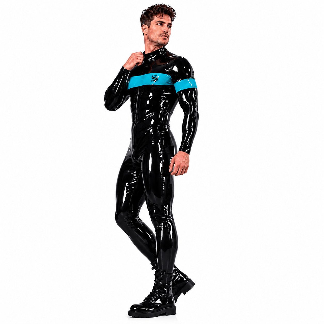 Hipuna 92 - Jumpsuit Leggings Shorts for Men - Sarman Fashion - Wholesale Clothing Fashion Brand for Men from Canada