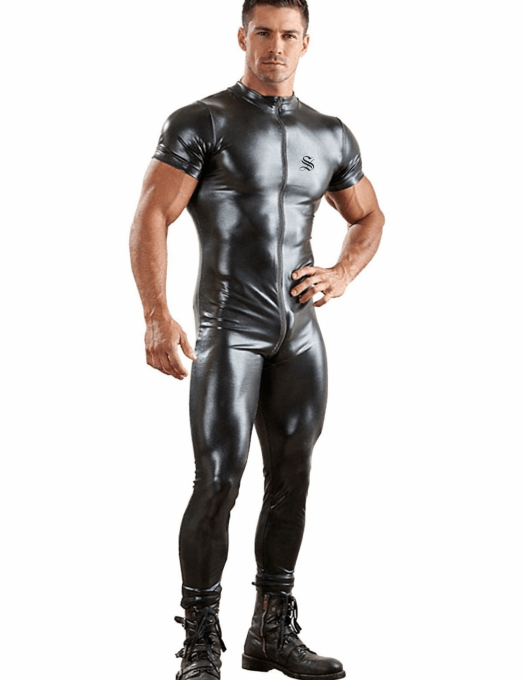 Hipuna 98 - Jumpsuit Leggings Shorts for Men - Sarman Fashion - Wholesale Clothing Fashion Brand for Men from Canada