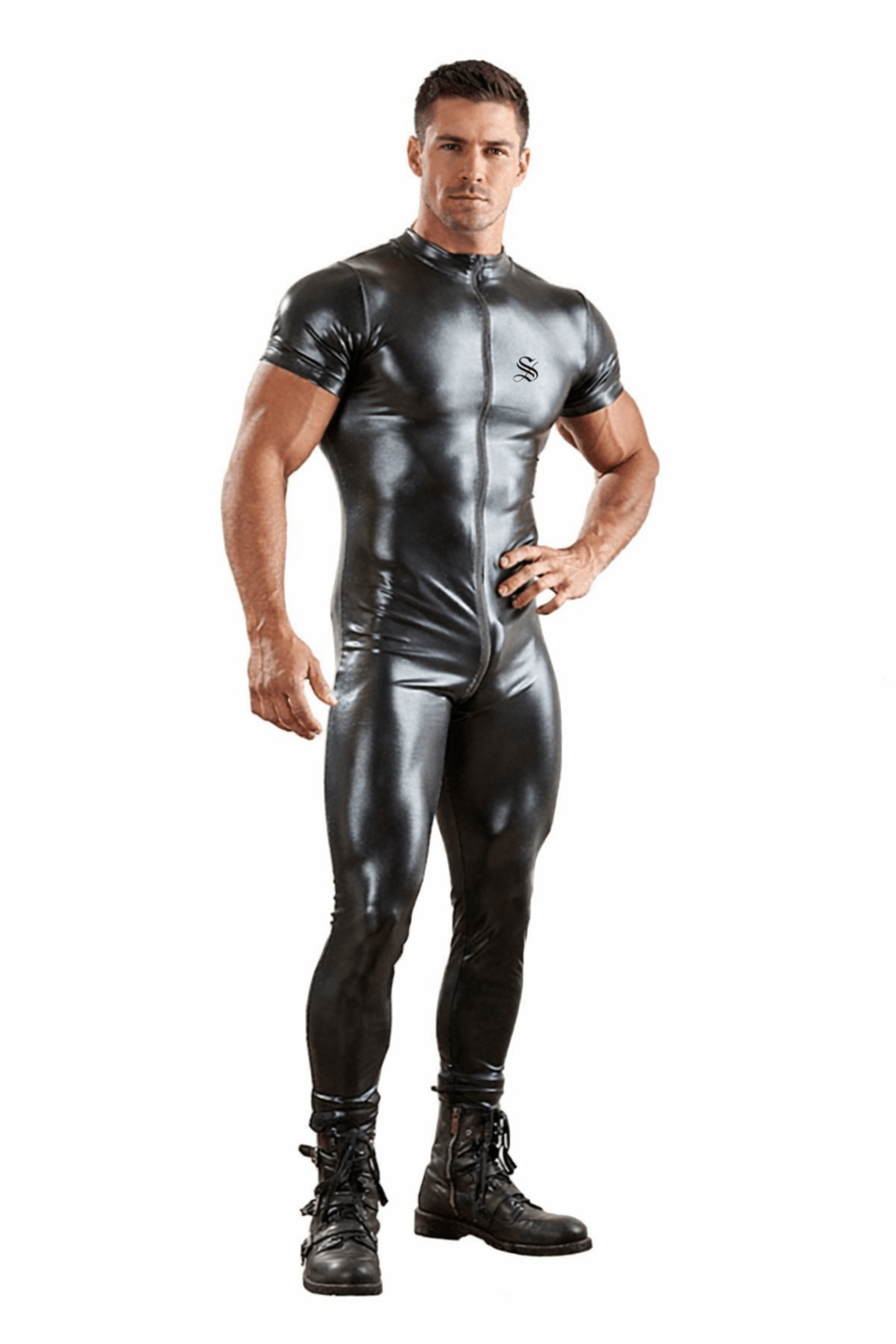 Hipuna 98 - Jumpsuit Leggings Shorts for Men - Sarman Fashion - Wholesale Clothing Fashion Brand for Men from Canada