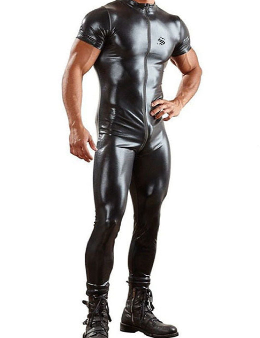 Hipuna 98 - Jumpsuit Leggings Shorts for Men - Sarman Fashion - Wholesale Clothing Fashion Brand for Men from Canada