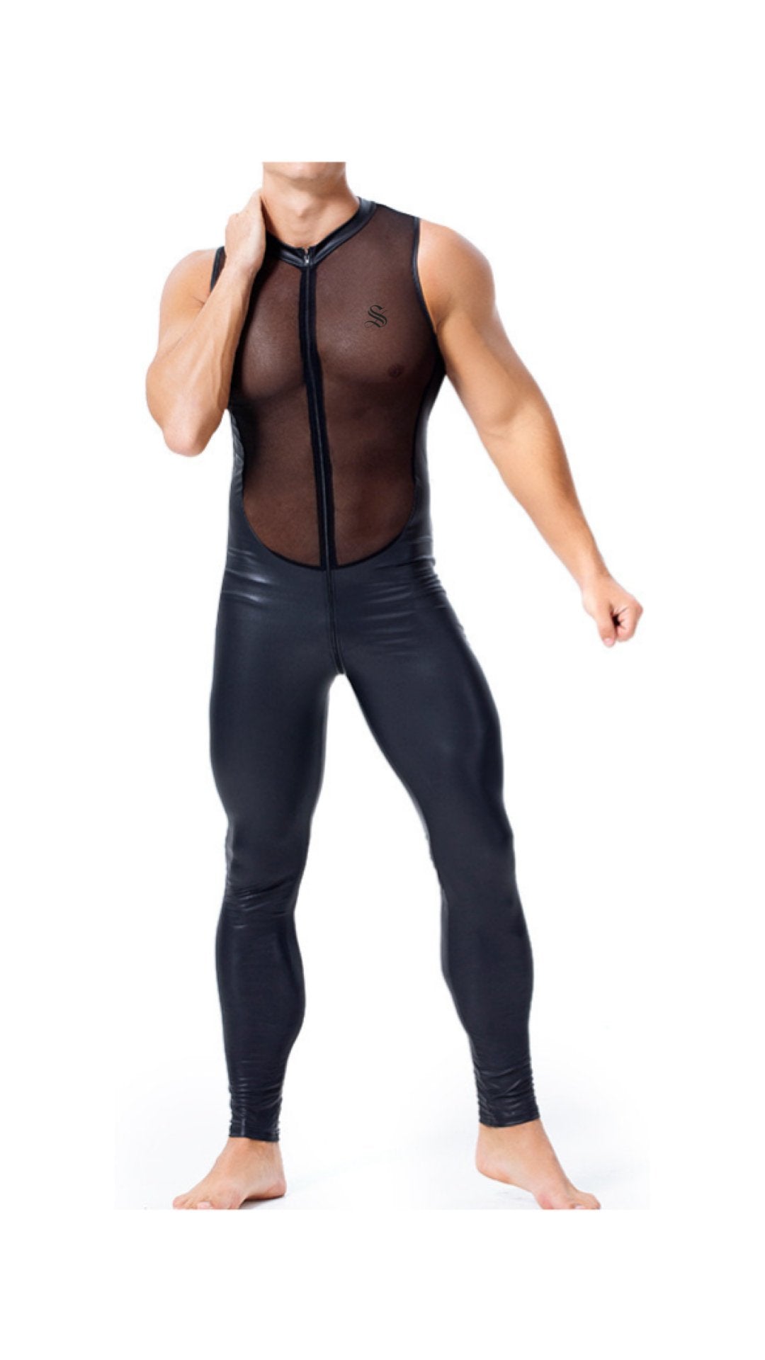 Hipuna 99 - Jumpsuit Leggings Shorts for Men - Sarman Fashion - Wholesale Clothing Fashion Brand for Men from Canada