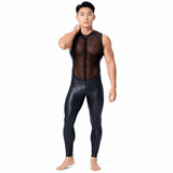 Hipuna 99A - Jumpsuit Leggings Shorts for Men - Sarman Fashion - Wholesale Clothing Fashion Brand for Men from Canada