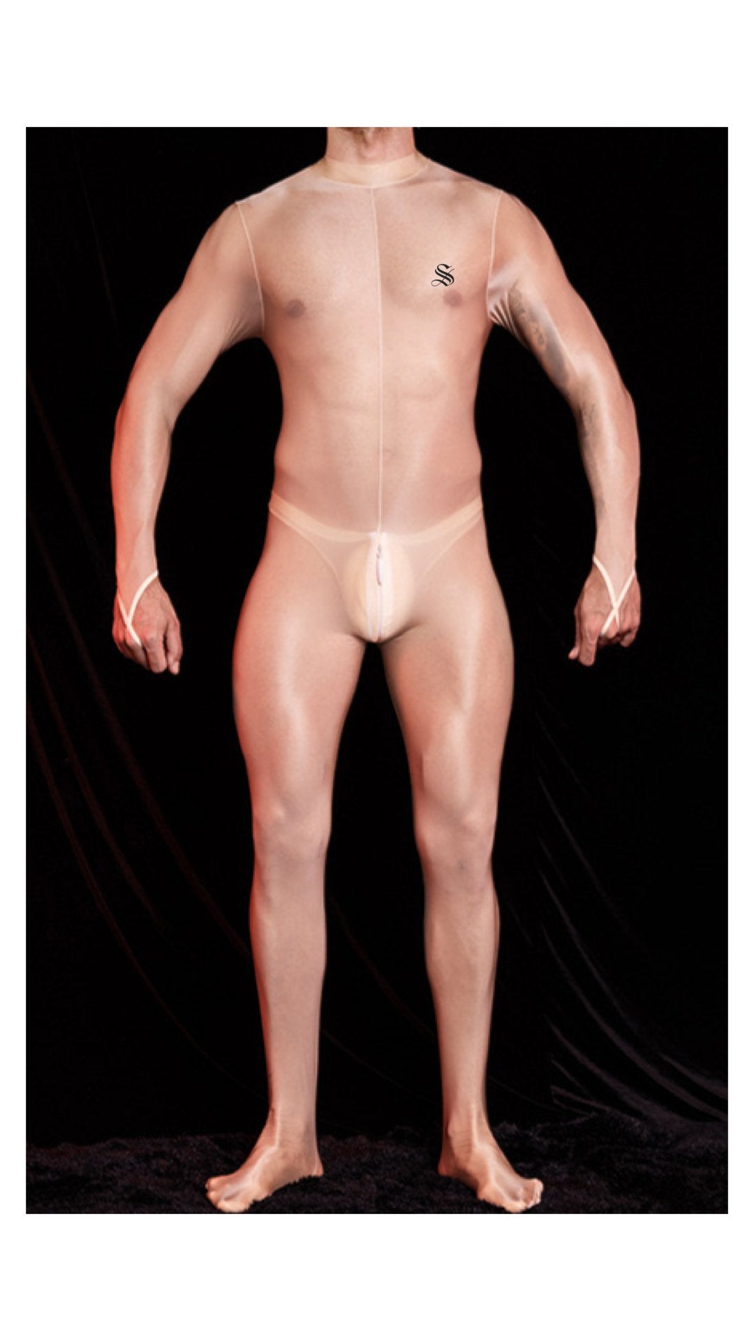Hipuna - Jumpsuit Leggings for Men - Sarman Fashion - Wholesale Clothing Fashion Brand for Men from Canada
