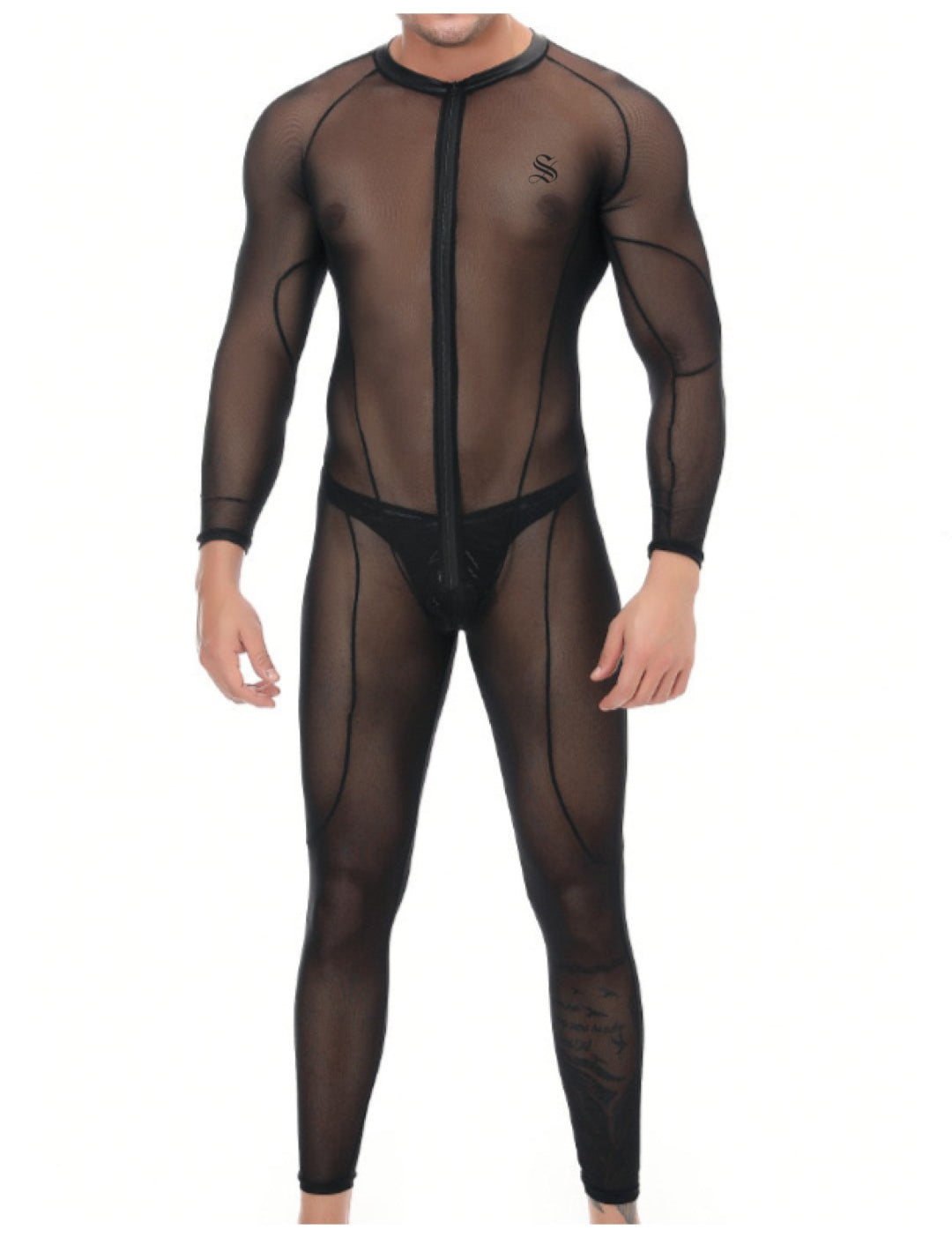 Hipuna U10 - Jumpsuit Leggings Shorts for Men - Sarman Fashion - Wholesale Clothing Fashion Brand for Men from Canada