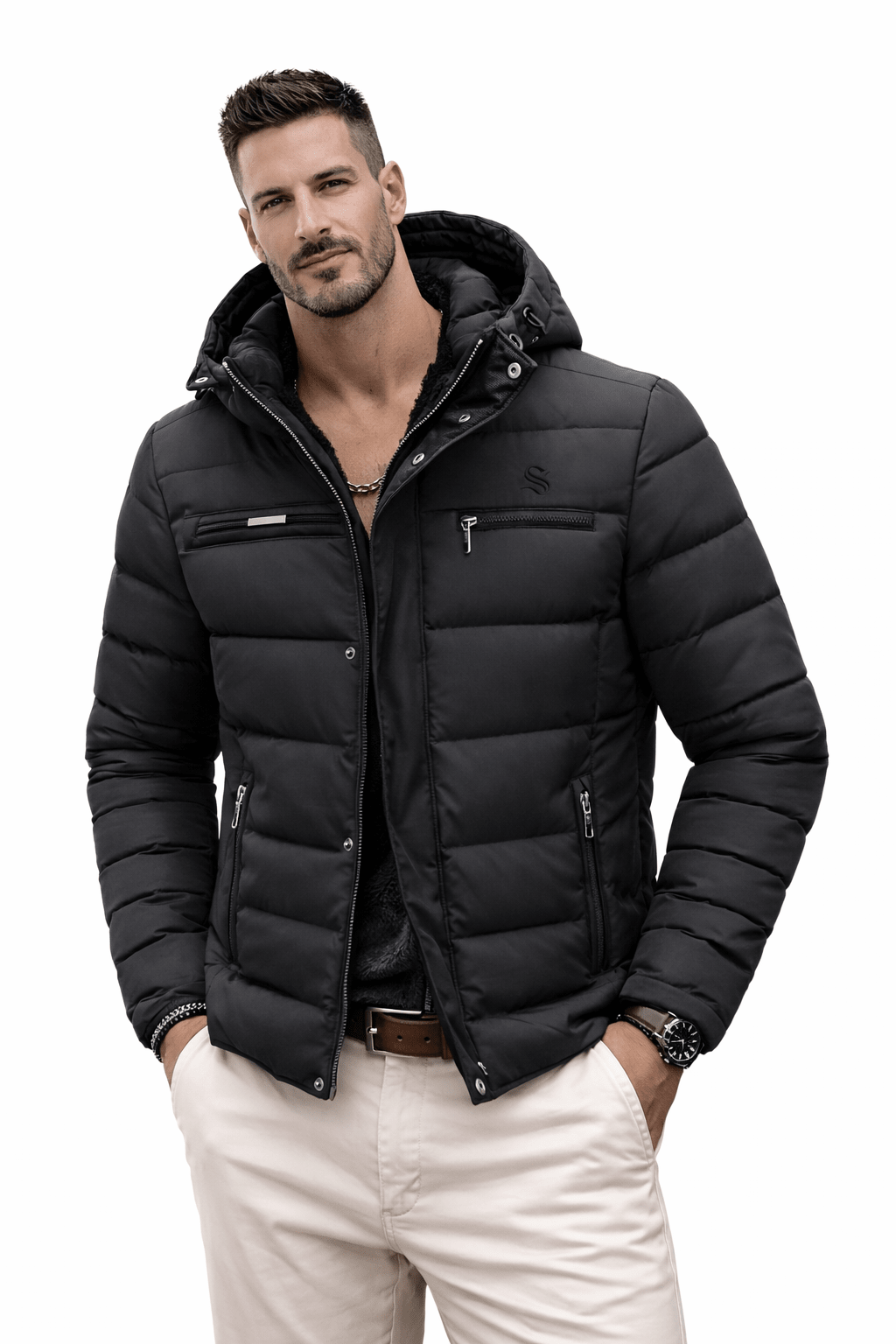HJYY - Winter Jacket for Men - Sarman Fashion - Wholesale Clothing Fashion Brand for Men from Canada