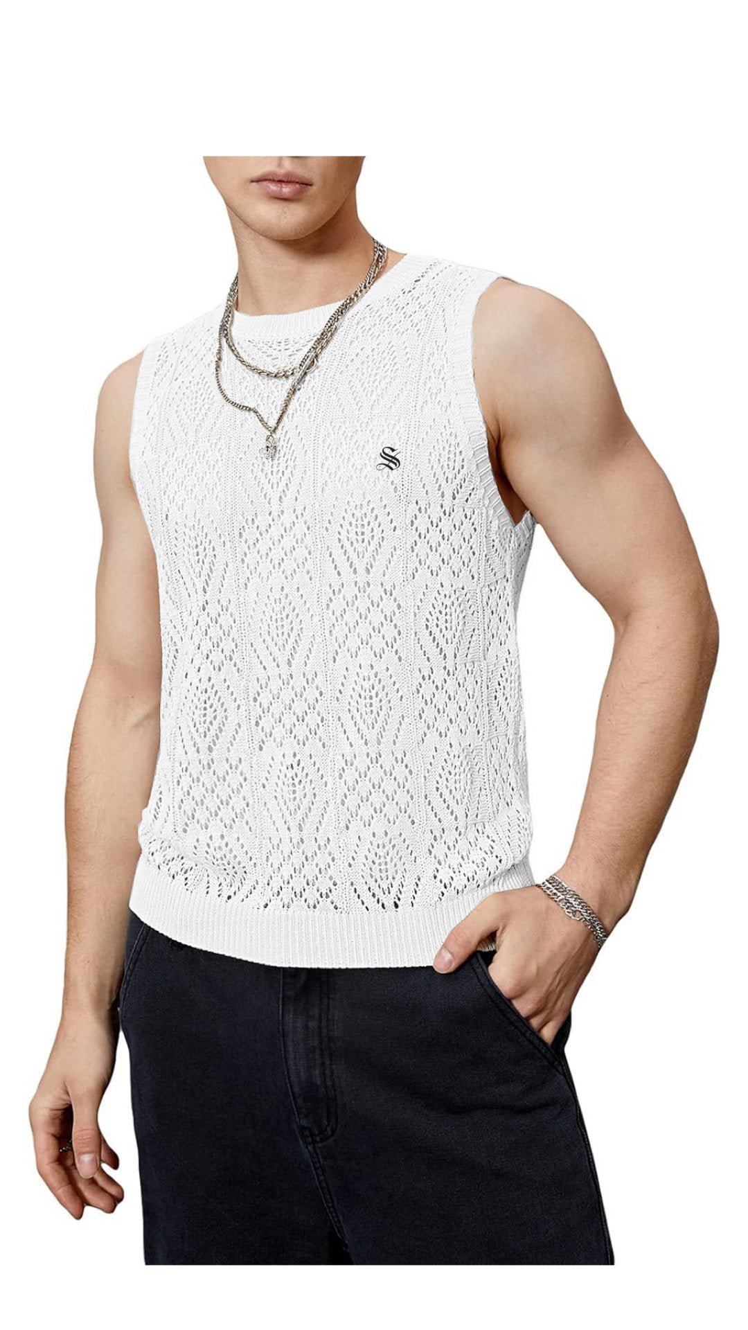 HKIK - Tank Top for Men - Sarman Fashion - Wholesale Clothing Fashion Brand for Men from Canada