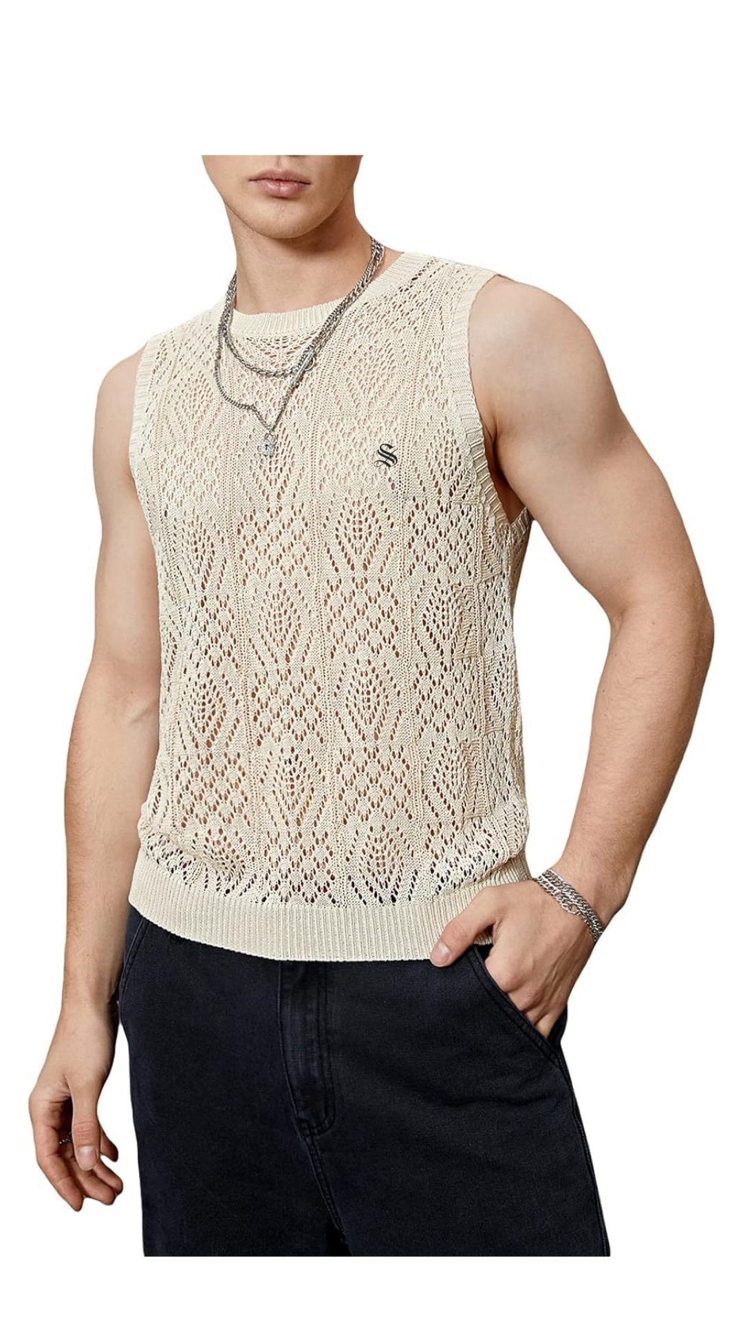 HKIK - Tank Top for Men - Sarman Fashion - Wholesale Clothing Fashion Brand for Men from Canada