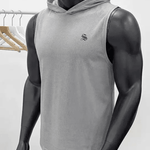 HMoon 2 - Tank Top hooded for Men - Sarman Fashion - Wholesale Clothing Fashion Brand for Men from Canada