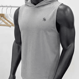 HMoon 2 - Tank Top hooded for Men - Sarman Fashion - Wholesale Clothing Fashion Brand for Men from Canada