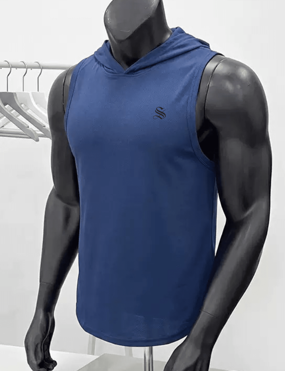 HMoon 2 - Tank Top hooded for Men - Sarman Fashion - Wholesale Clothing Fashion Brand for Men from Canada