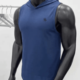 HMoon 2 - Tank Top hooded for Men - Sarman Fashion - Wholesale Clothing Fashion Brand for Men from Canada