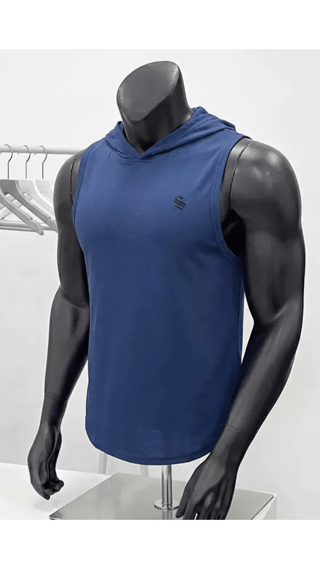 HMoon 2 - Tank Top hooded for Men - Sarman Fashion - Wholesale Clothing Fashion Brand for Men from Canada