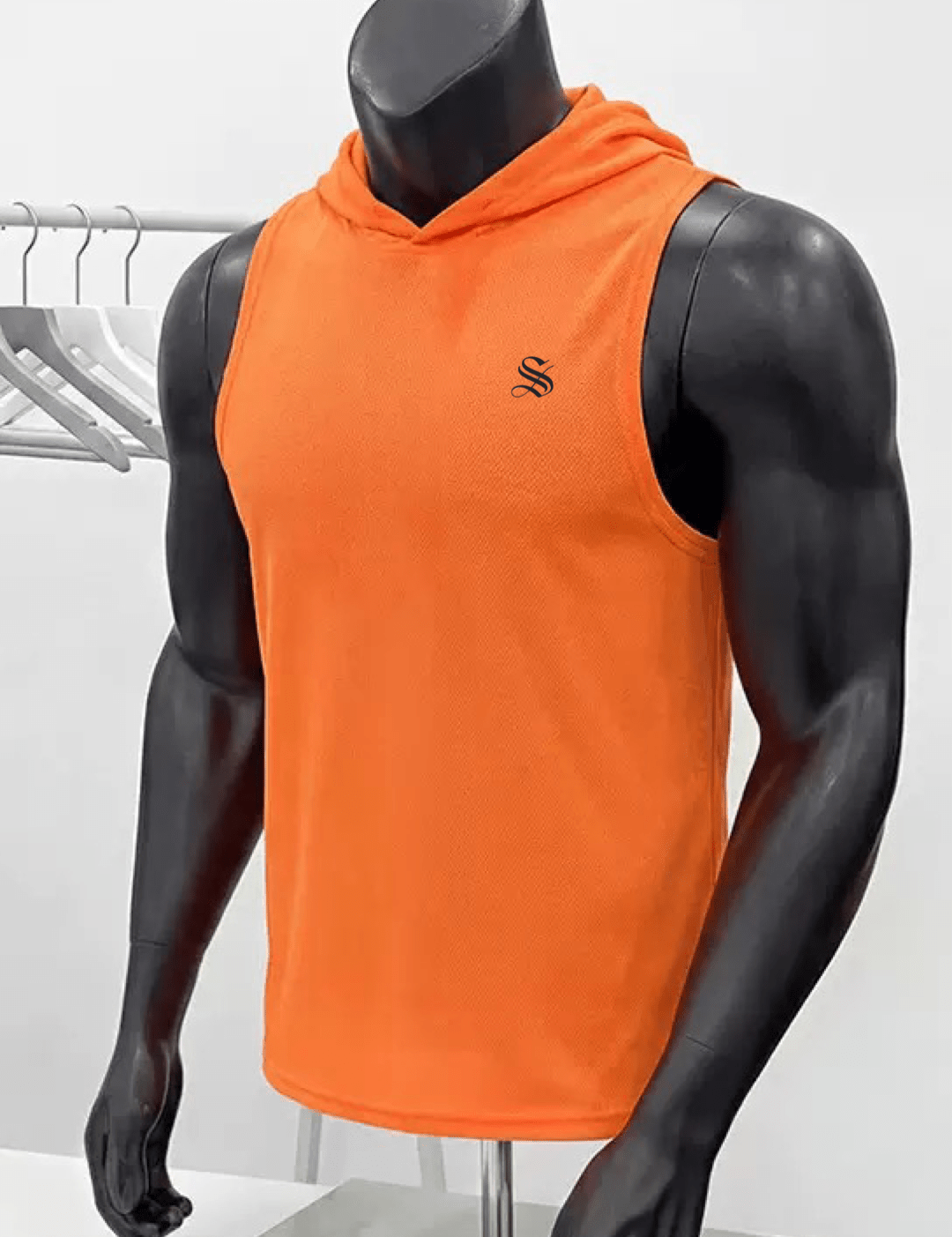HMoon 2 - Tank Top hooded for Men - Sarman Fashion - Wholesale Clothing Fashion Brand for Men from Canada