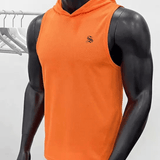 HMoon 2 - Tank Top hooded for Men - Sarman Fashion - Wholesale Clothing Fashion Brand for Men from Canada
