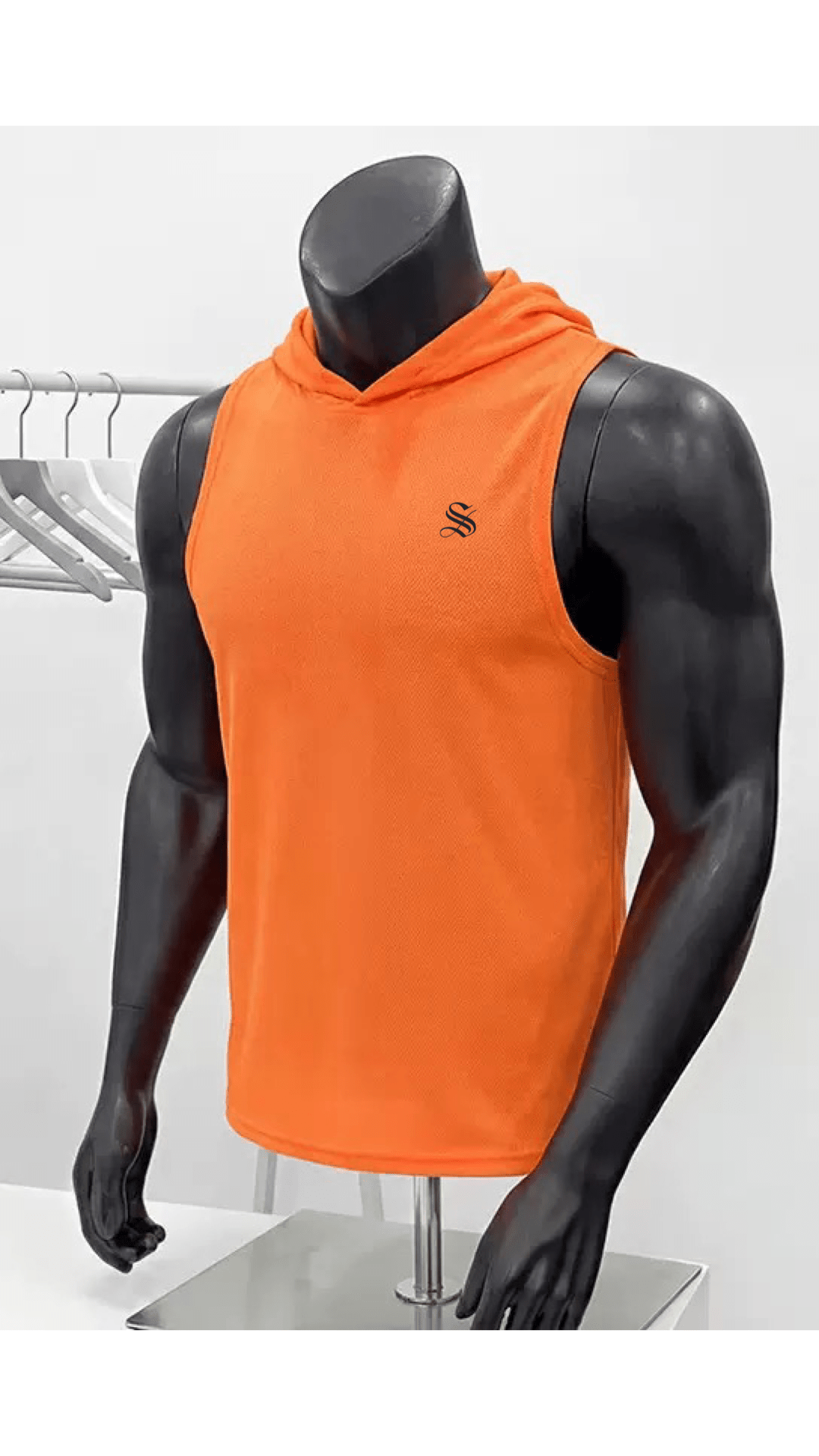 HMoon 2 - Tank Top hooded for Men - Sarman Fashion - Wholesale Clothing Fashion Brand for Men from Canada