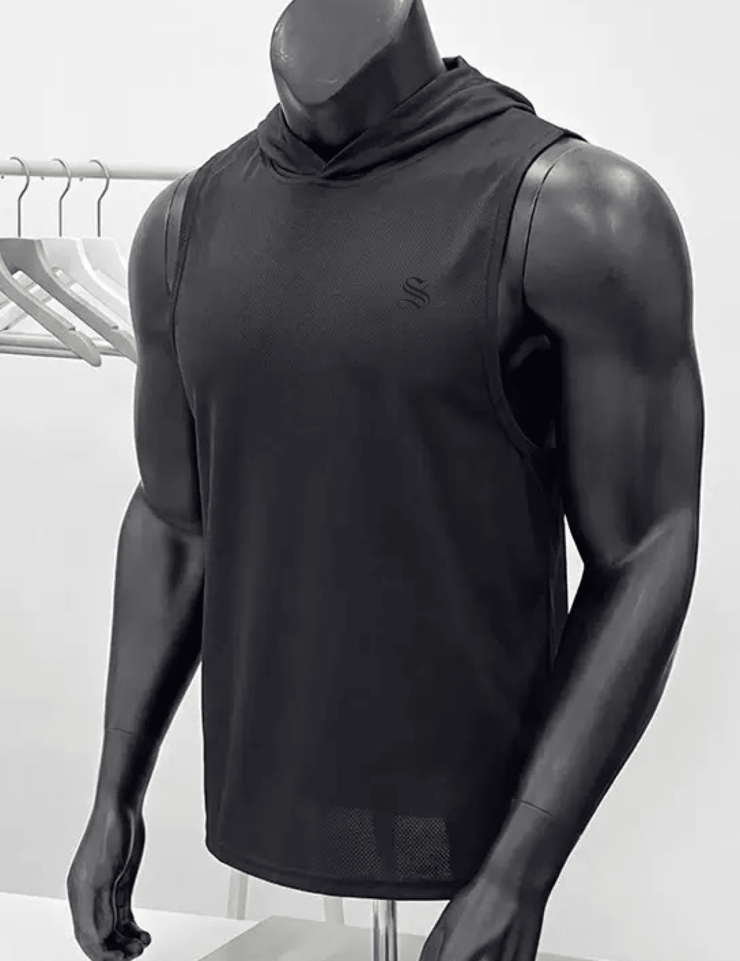 HMoon 2 - Tank Top hooded for Men - Sarman Fashion - Wholesale Clothing Fashion Brand for Men from Canada