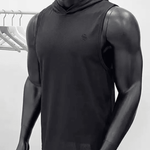 HMoon 2 - Tank Top hooded for Men - Sarman Fashion - Wholesale Clothing Fashion Brand for Men from Canada