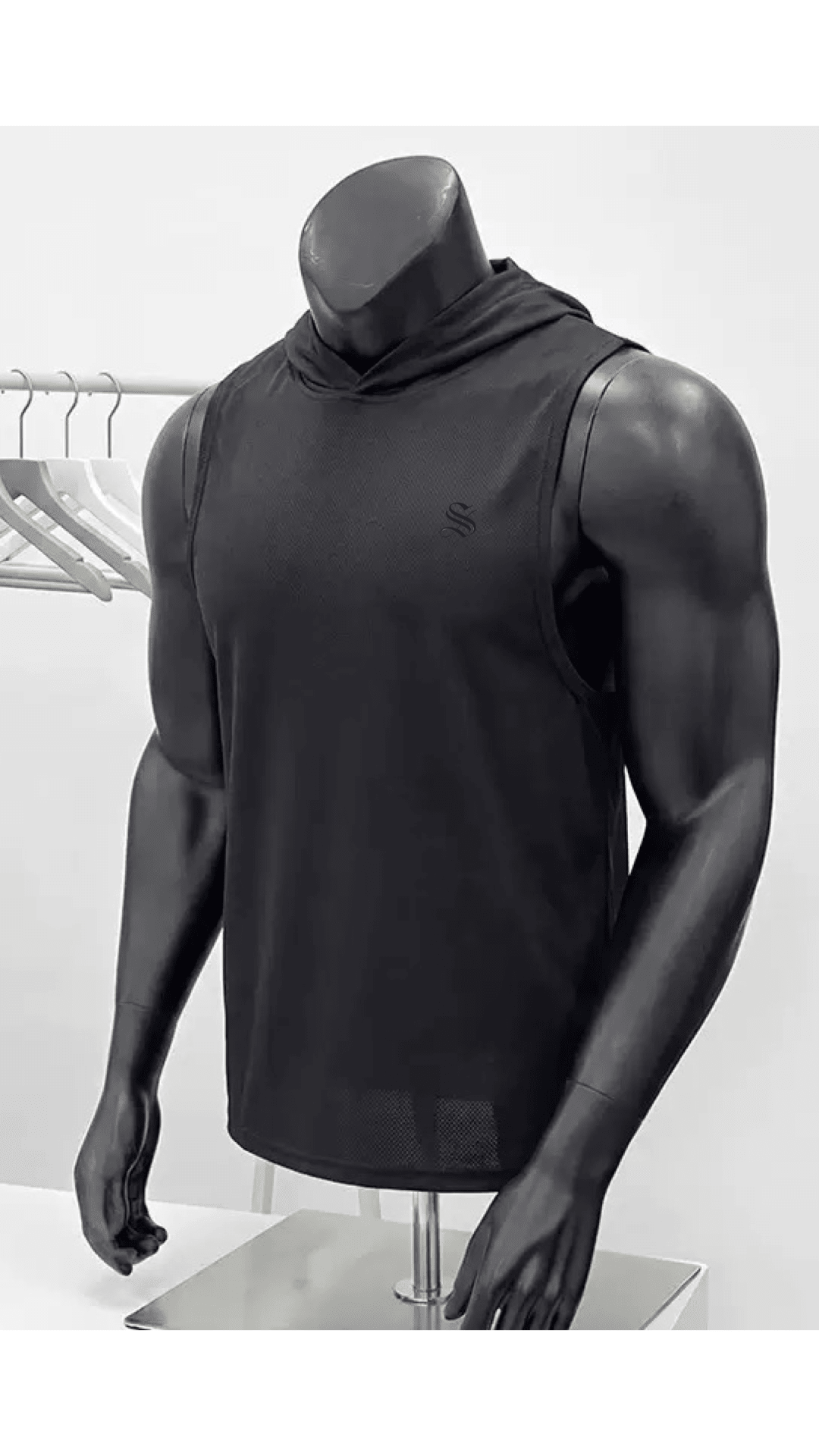 HMoon 2 - Tank Top hooded for Men - Sarman Fashion - Wholesale Clothing Fashion Brand for Men from Canada