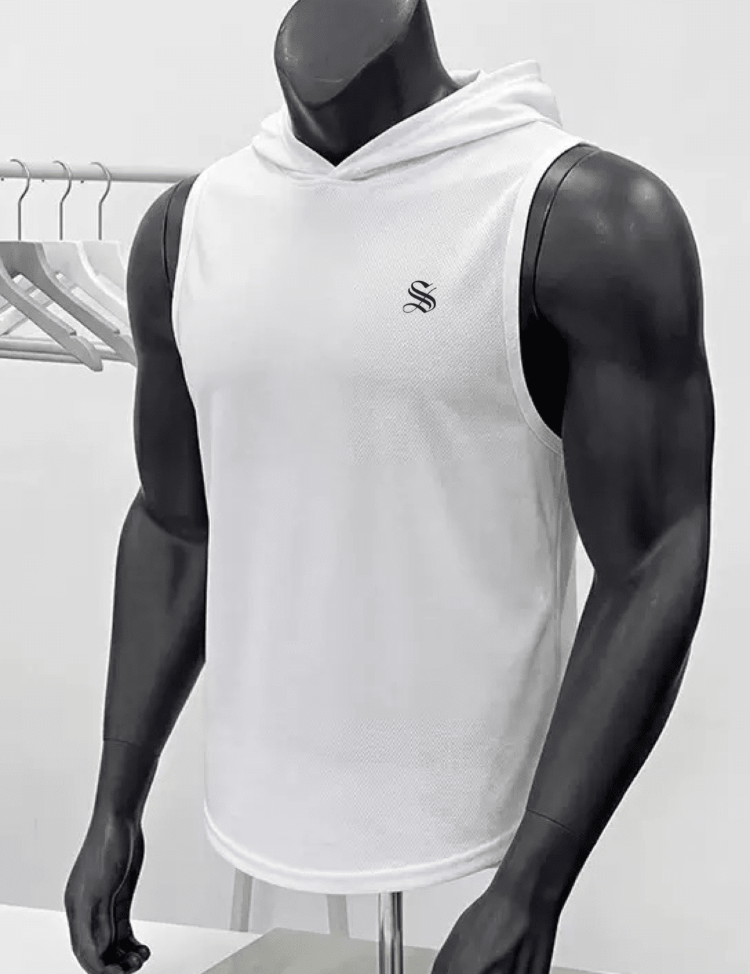 HMoon 2 - Tank Top hooded for Men - Sarman Fashion - Wholesale Clothing Fashion Brand for Men from Canada