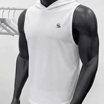 HMoon 2 - Tank Top hooded for Men - Sarman Fashion - Wholesale Clothing Fashion Brand for Men from Canada