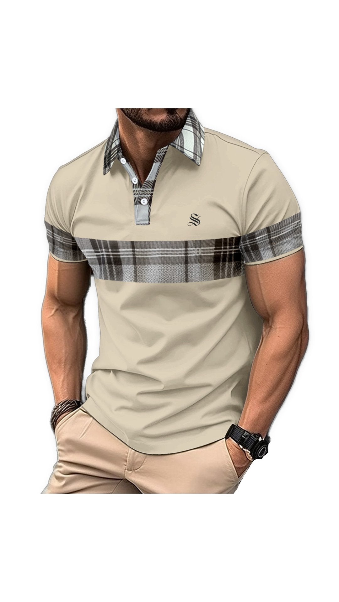 Hololive 2 - Polo Shirt for Men - Sarman Fashion - Wholesale Clothing Fashion Brand for Men from Canada