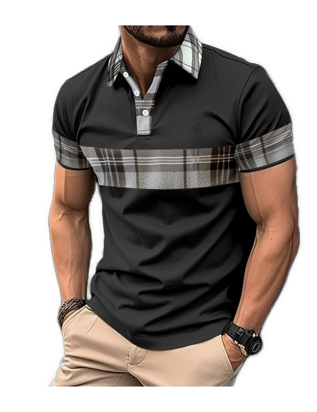 Hololive 2 - Polo Shirt for Men - Sarman Fashion - Wholesale Clothing Fashion Brand for Men from Canada